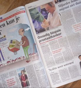 Biopsie Andros in Telegraaf 20171129