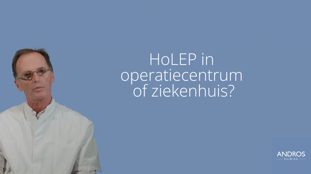 Bekijk video HoLEP in operatiecentrum of ziekenhuis op YouTube 