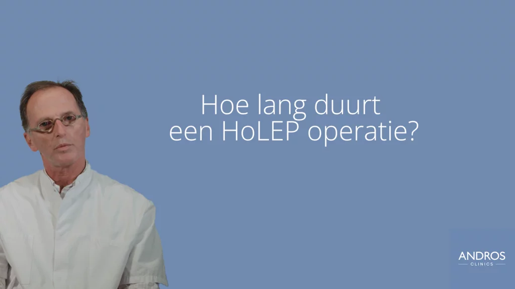 Bekijk video hoe lang duurt HoLEP operatie op YouTube